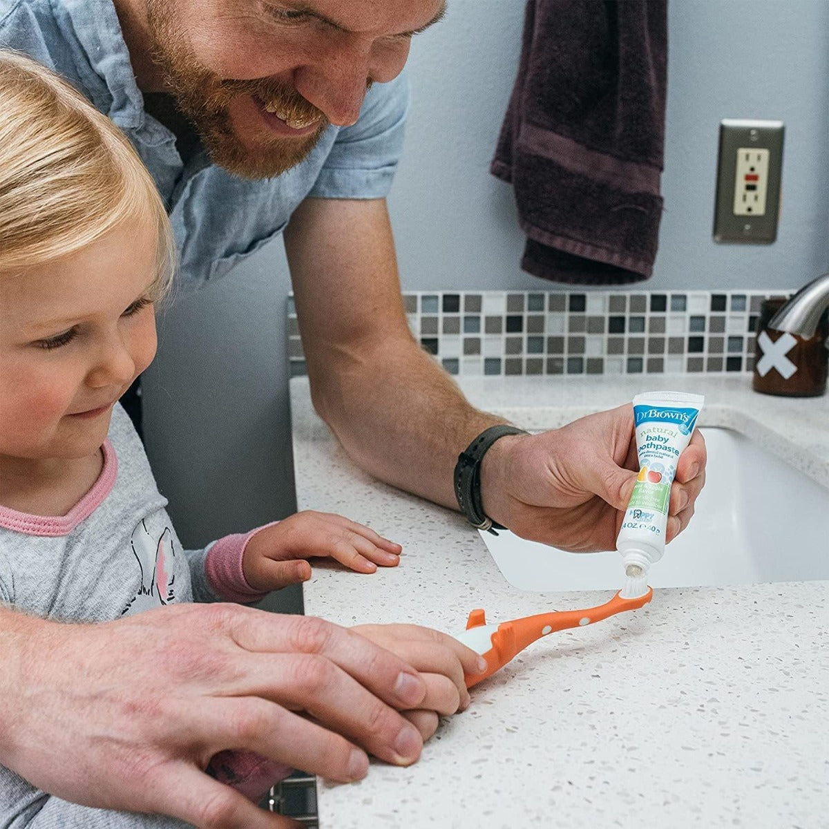 Dr. Brown's Natural Baby Toothpaste (40g) - exp 07/27