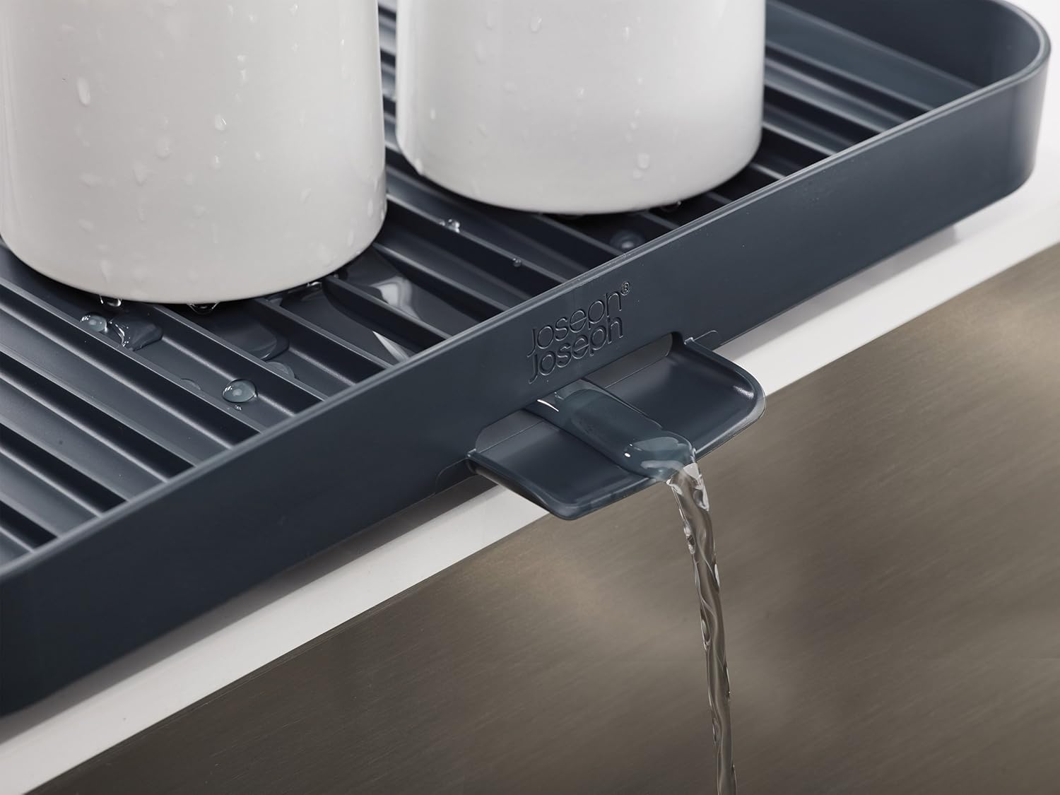 Joseph Joseph Y-Rack 2-tier Dish Rack - Grey