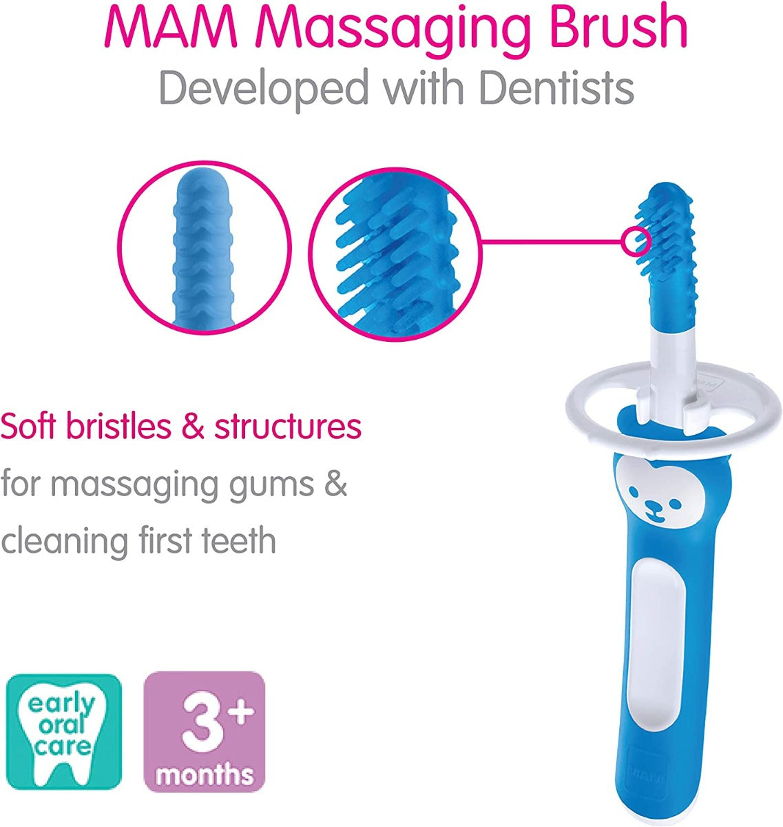 MAM Baby Gum Massager Toothbrush (2 Colors)