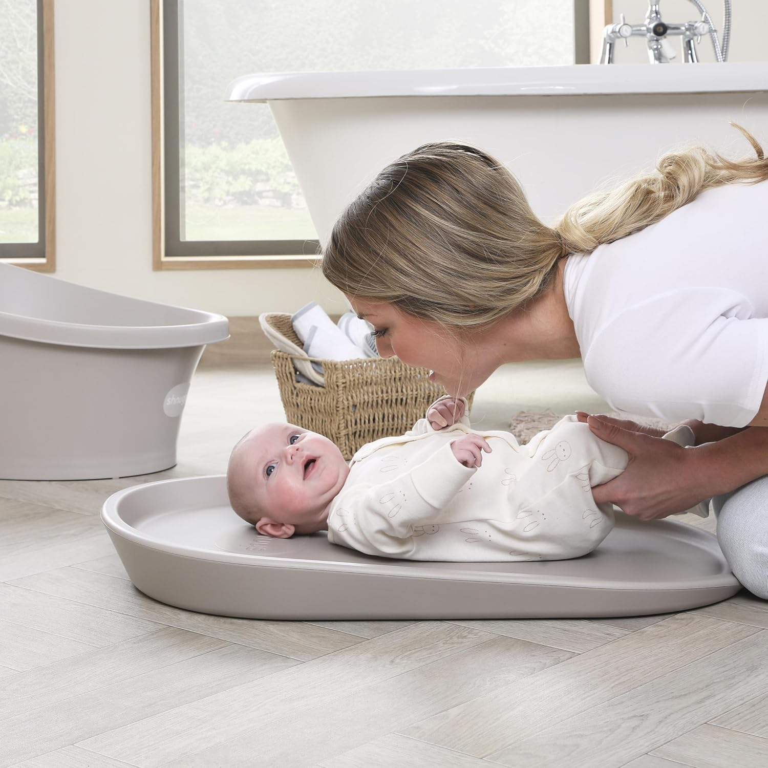 Shnuggle Squishy Changing Mat - Taupe