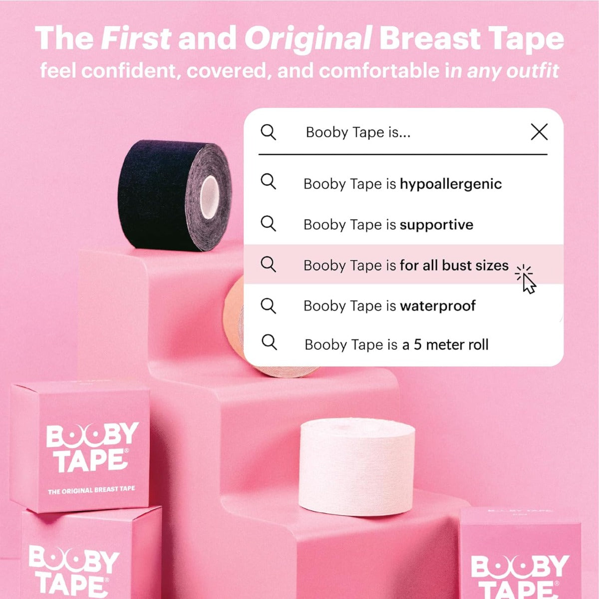 Booby Tape Breast Lift Tape (4 Colours)