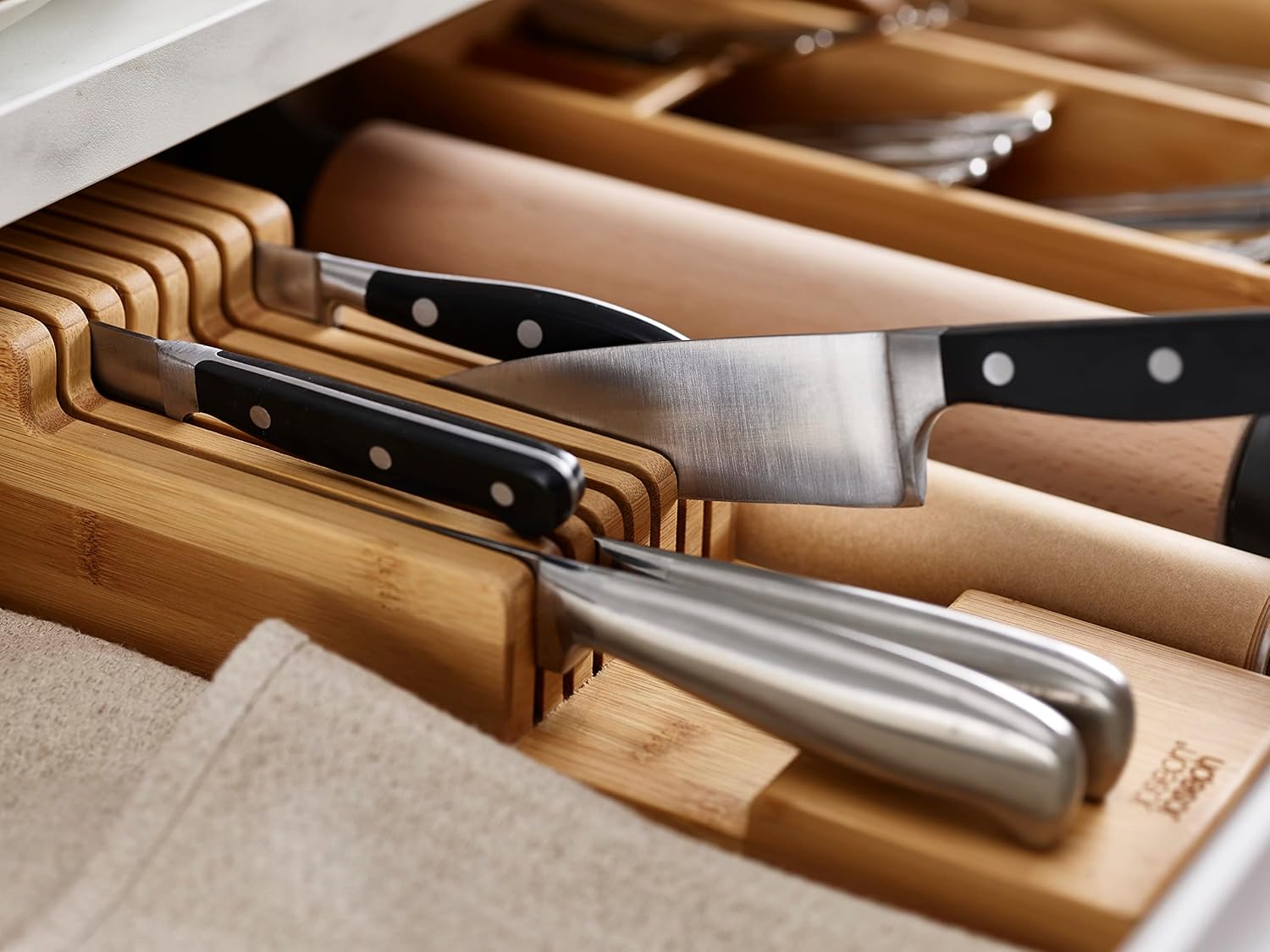 Joseph Joseph DrawerStore Compact Knife Organiser (2 Colors) - Pupsik Singapore