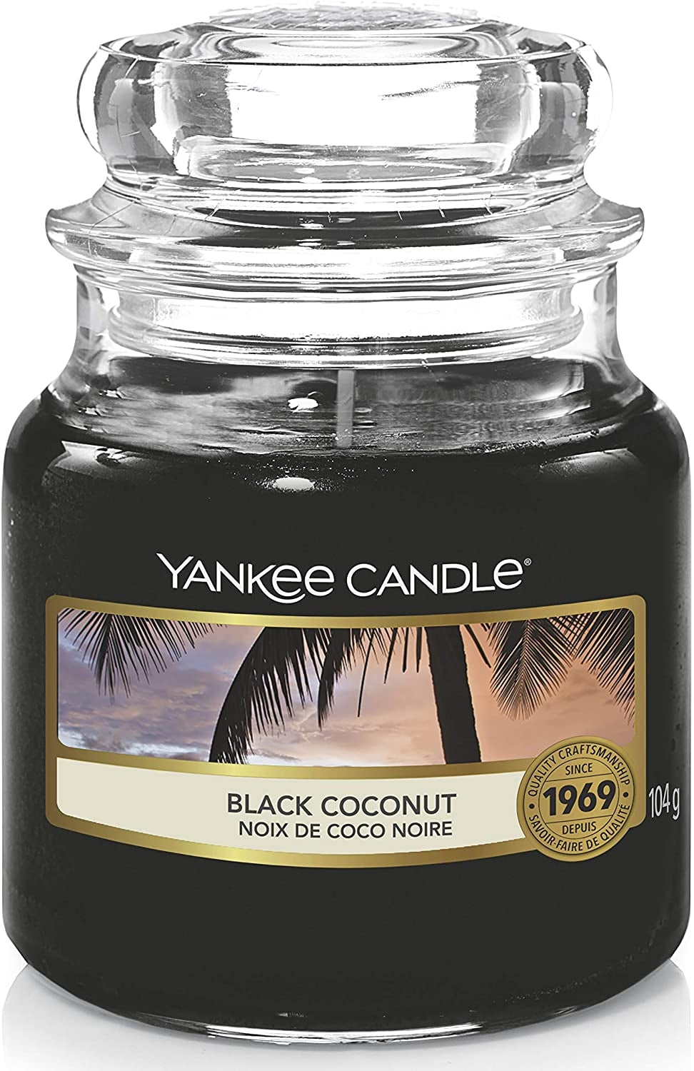 Yankee Candle Small Jar Candle (3.7oz) - Black Coconut