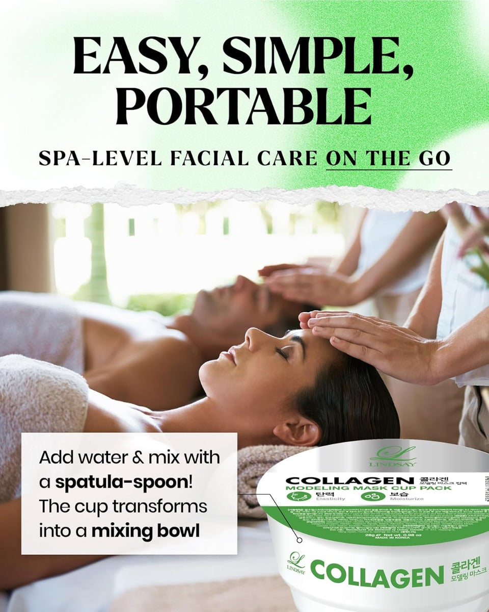 Lindsay Modeling Mask Cup Pack, 28g - Collagen (Exp 02/28)