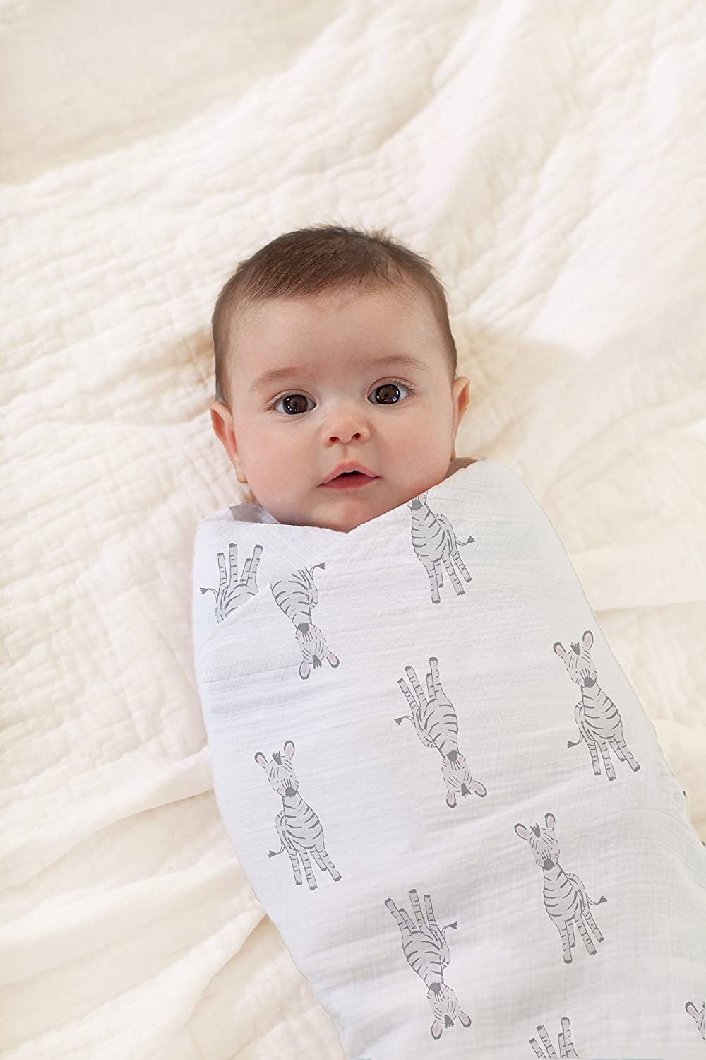 Aden Anais Essentials Muslin Cotton Swaddle (44 x 44 in), 4pk (31 Designs) - Pupsik Singapore