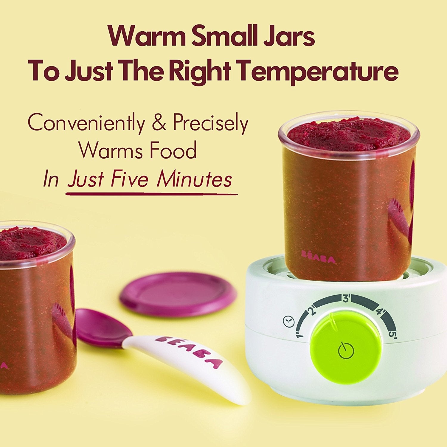Beaba Baby Milk Bottle Warmer & Sterilizer - Grey