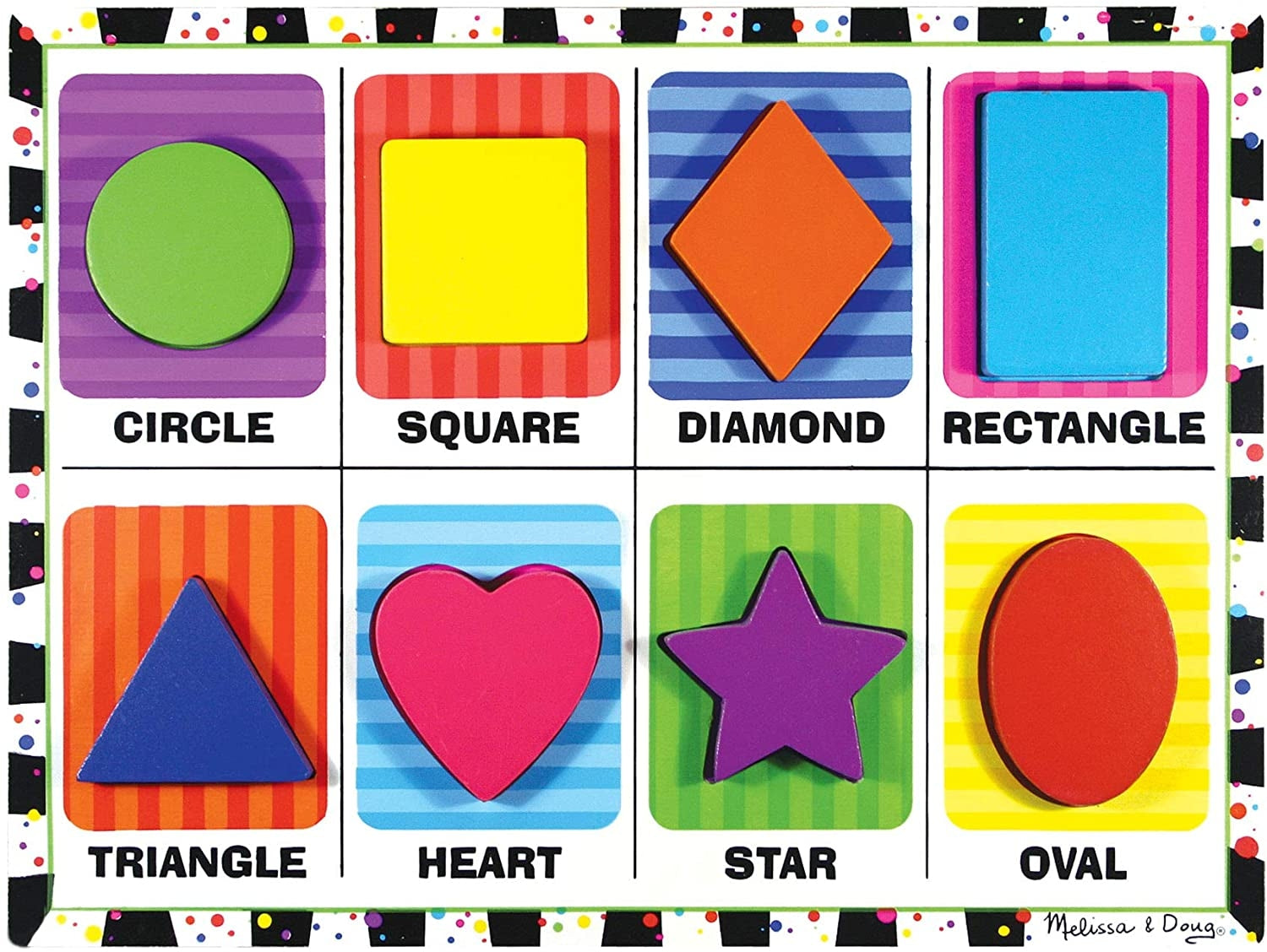 Melissa & Doug Chunky Puzzle - Shapes