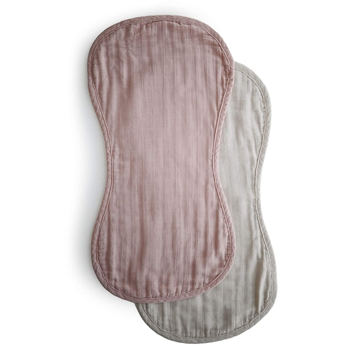 Mushie Muslin Organic Cotton Burp Cloth, 2pk (4 Designs) - Pupsik Singapore