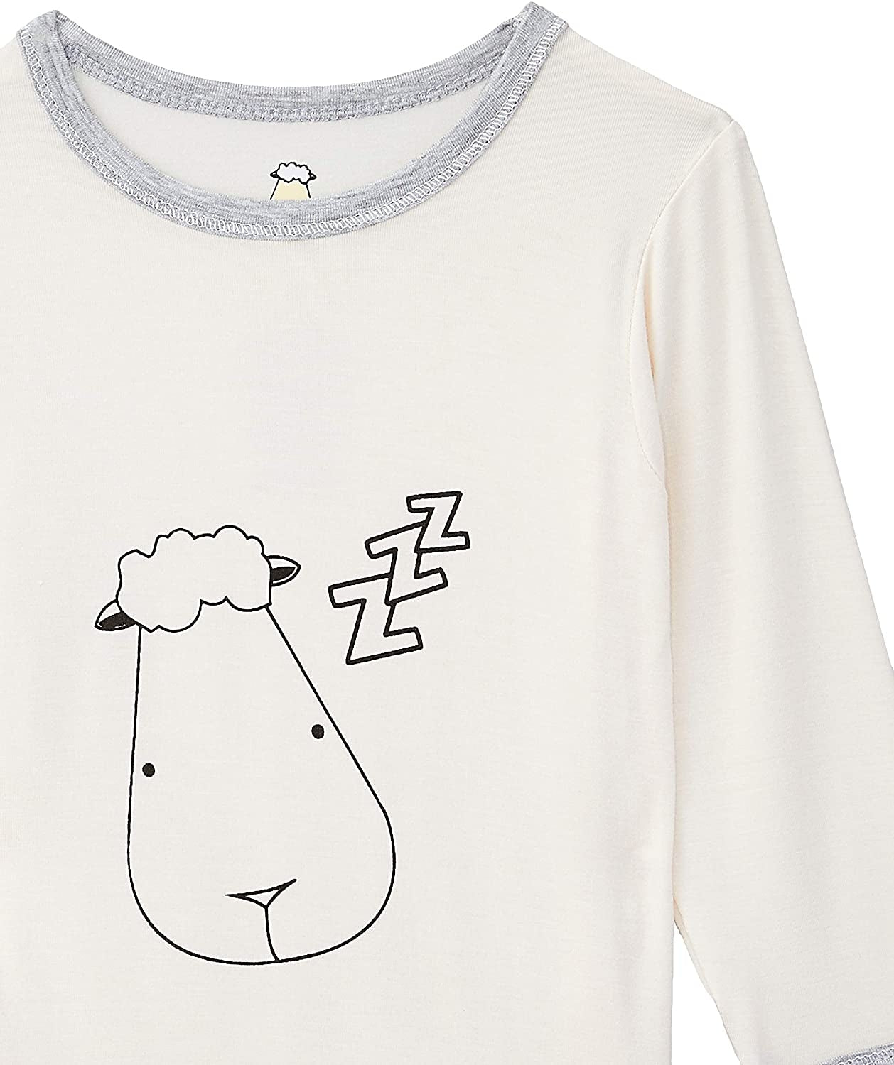 Baa Baa Sheepz Baby Long Sleeve Pyjama Set - Sleep Head Yellow + Blue Star Grey (4 Sizes)