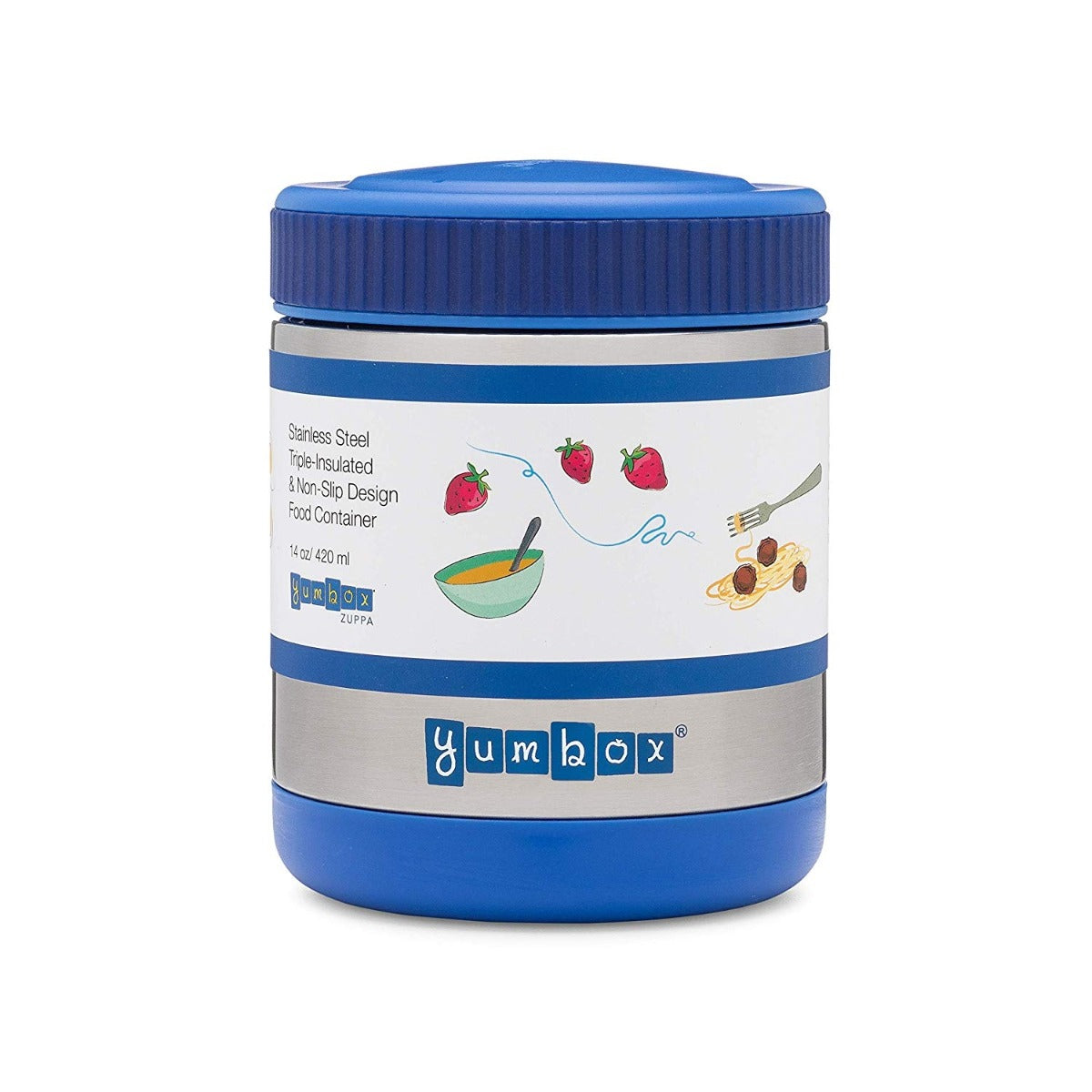 Yumbox Zuppa Thermal Food Jar, 415ml - Blue - Pupsik Singapore