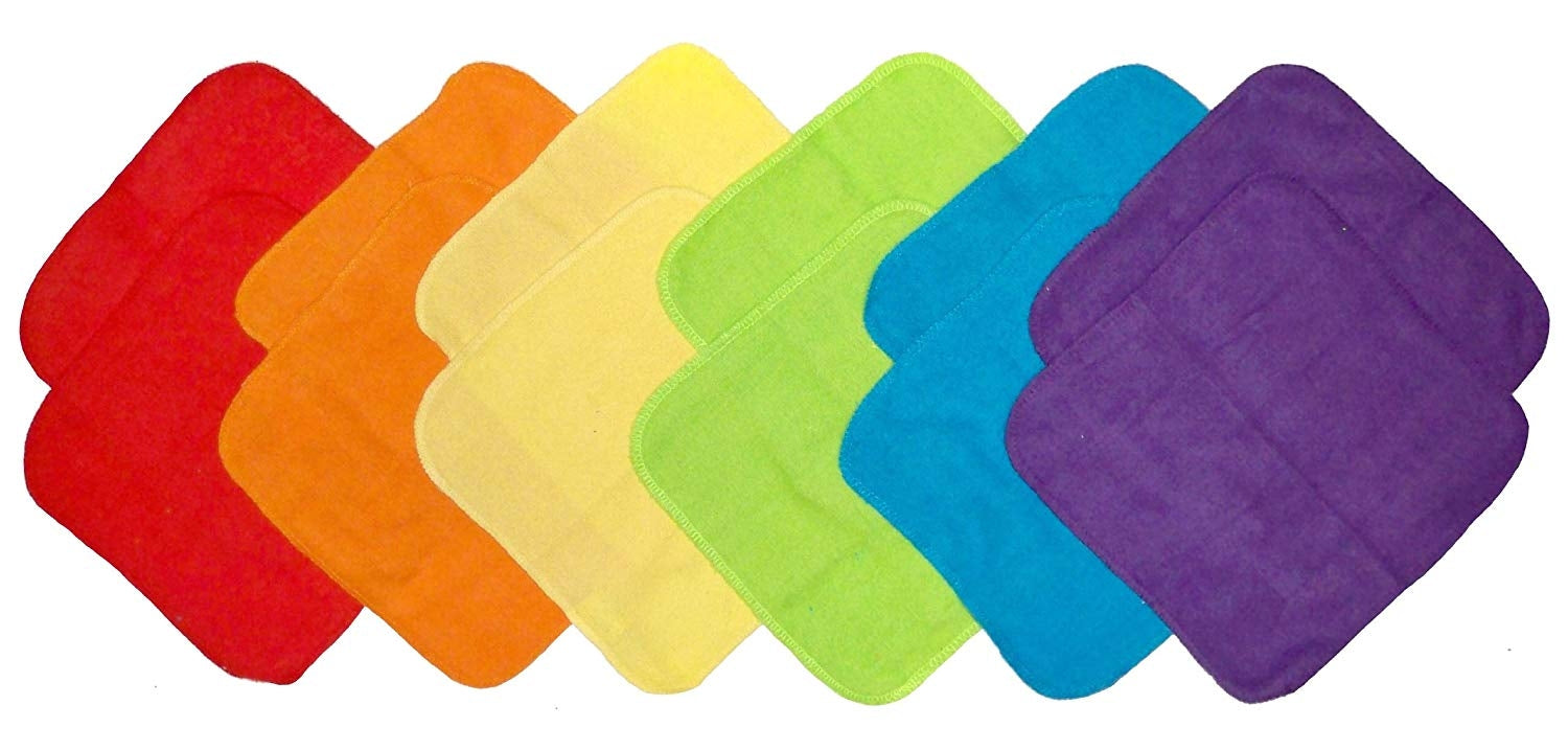Neat Solutions Knit Terry Washcloth Set - Solid Bright (12pk)