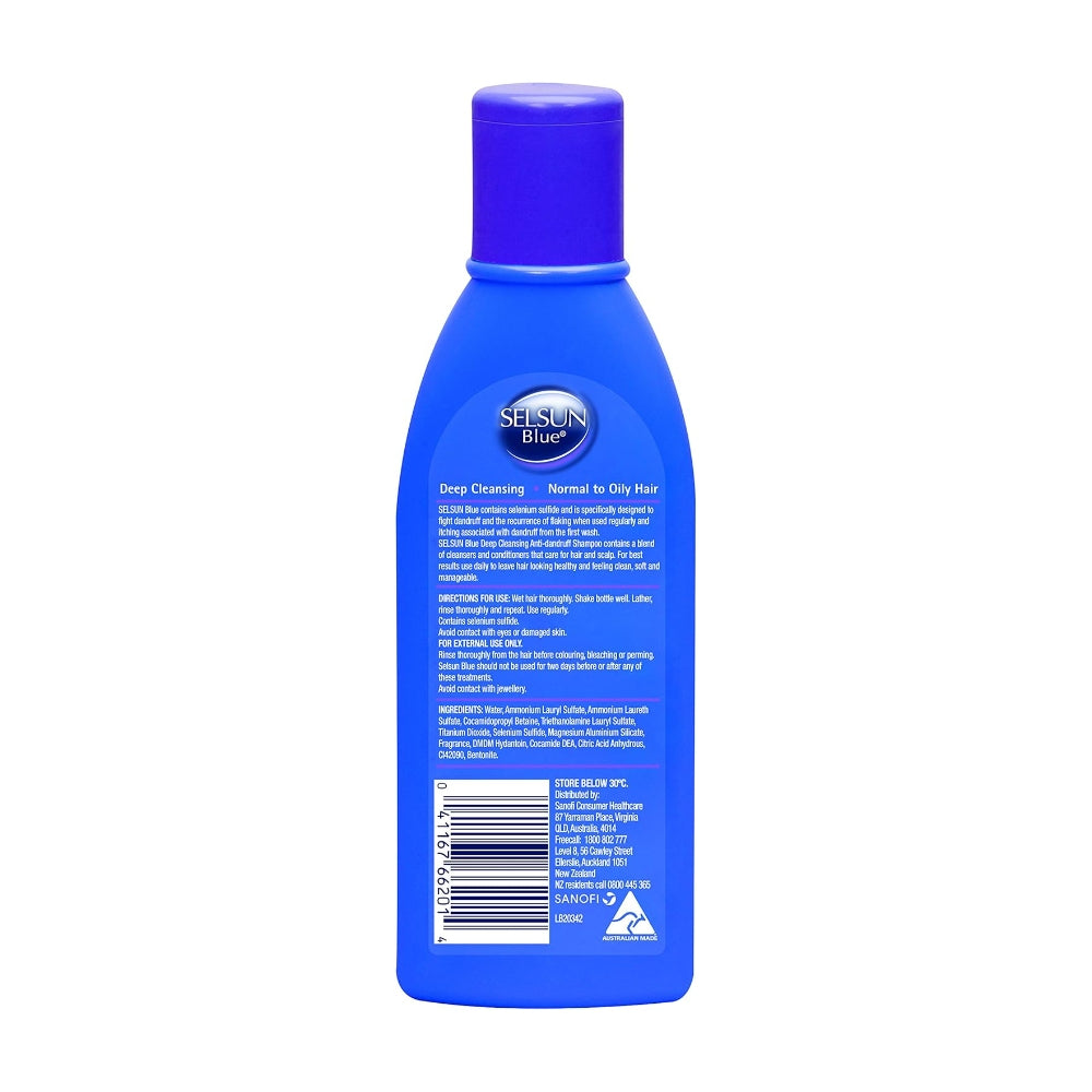 Selsun Blue Deep Cleansing Anti-Dandruff Shampoo, 200ml (Exp 03/28)