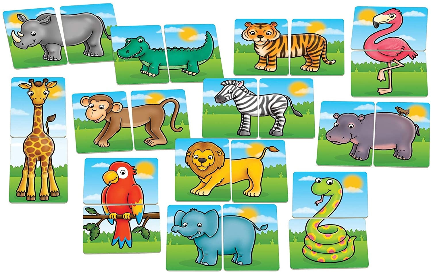 Orchard Toys Jungle Heads and Tails Game
