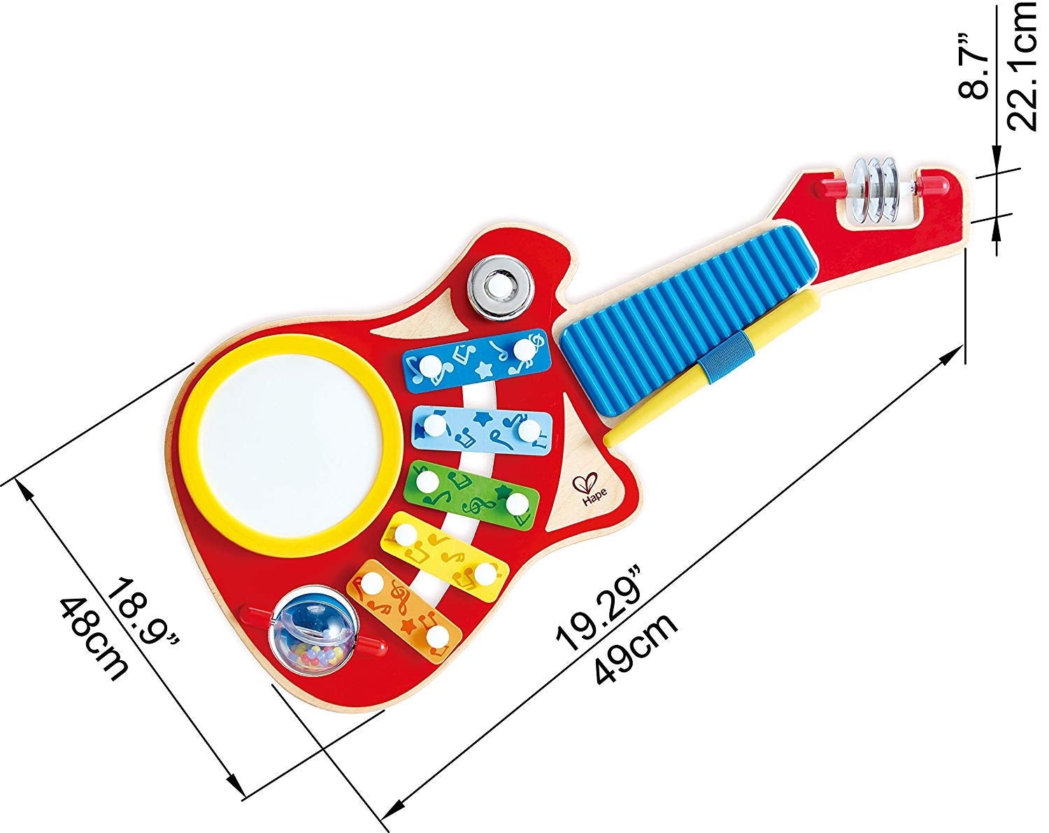 Hape 6-in-1 Music Maker Guitar