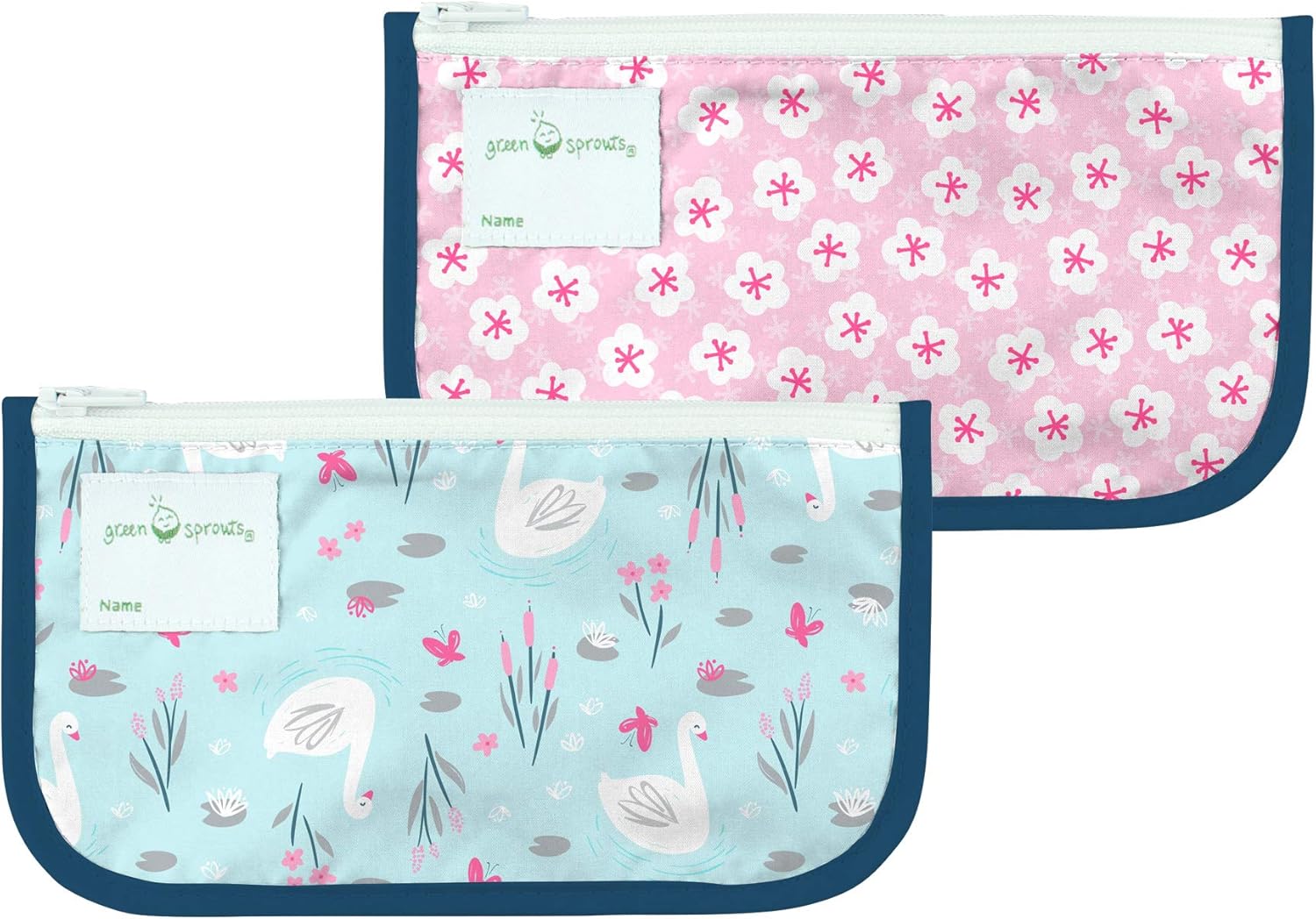 Green Sprouts Reusable Snack Bags, 2pk (6 Designs) - Pupsik Singapore