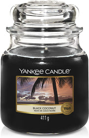 Yankee Candle Medium Jar Candle (14.5oz) - Black Coconut