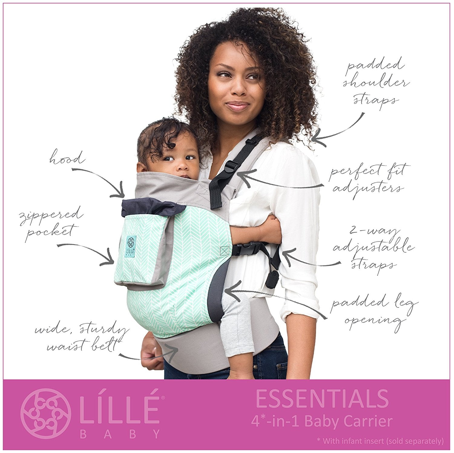 Lillebaby Baby Carrier (Essentials Original)