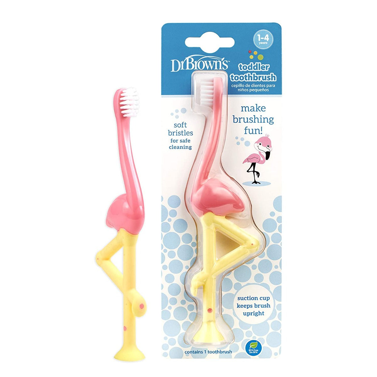 Dr. Brown's Toddler Toothbrush, 1pc (4 Designs) - Pupsik Singapore