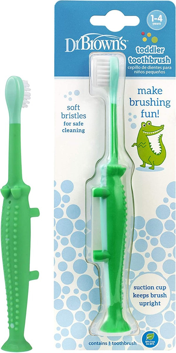 Dr. Brown's Toddler Toothbrush, 1pc (4 Designs) - Pupsik Singapore