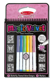 Melissa & Doug On the Go Magic Velvet Travel Activity Kit - Butterfly
