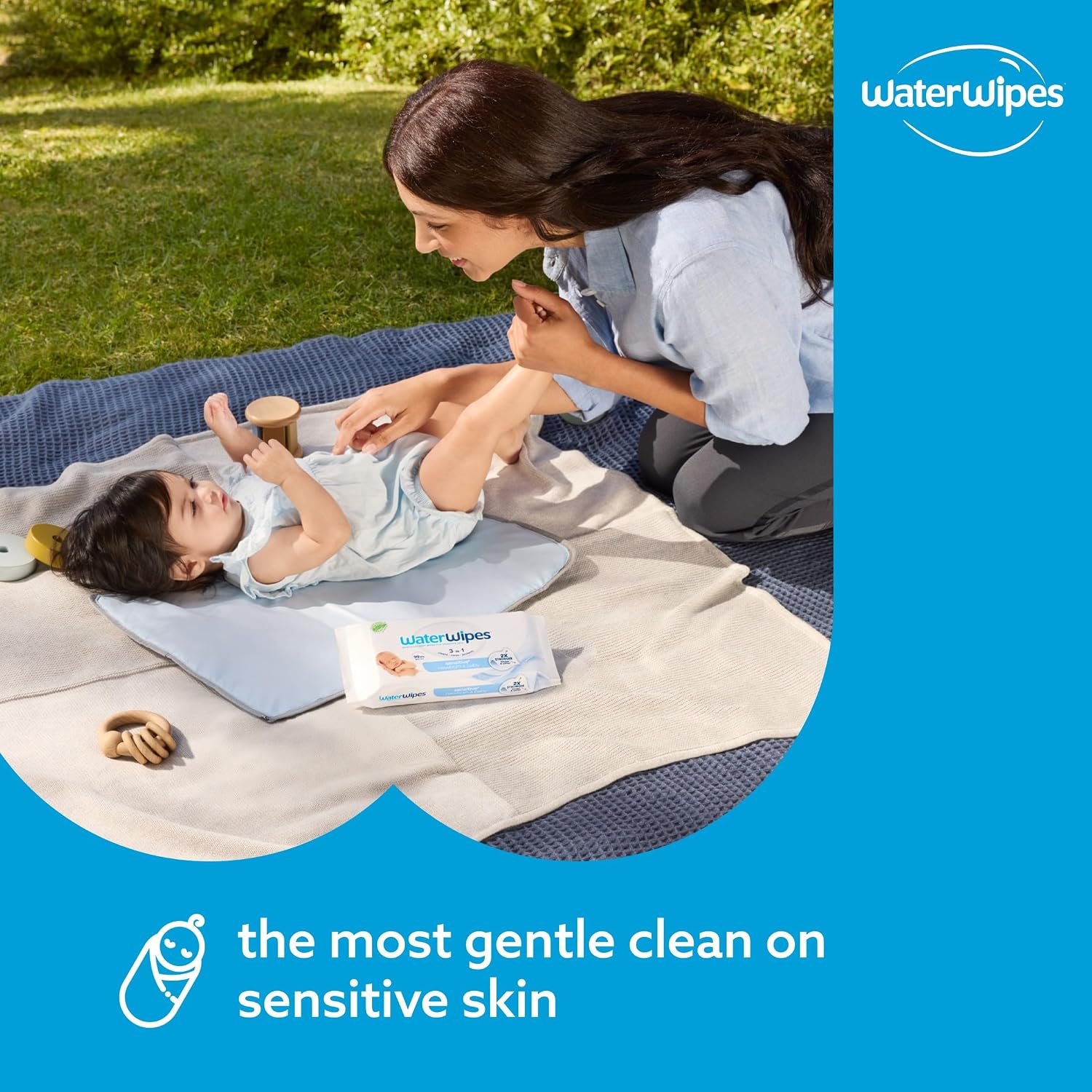 WaterWipes 99.9% Water Baby Wipes (12 pack x 60 wipes=720 wipes) - Exp 10/27