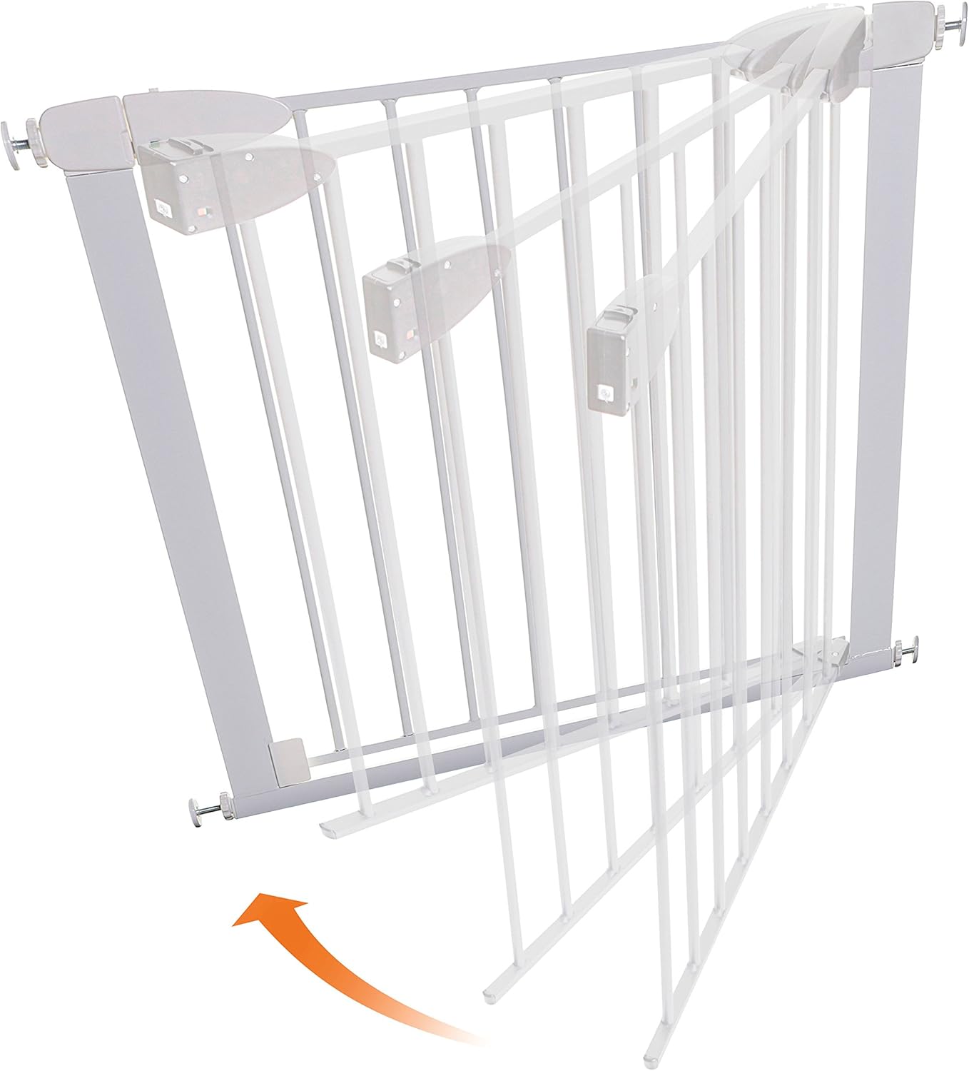 Dreambaby Boston Safety Gate - White (29.5"-38" with 2 x 2.75" Extenstions)
