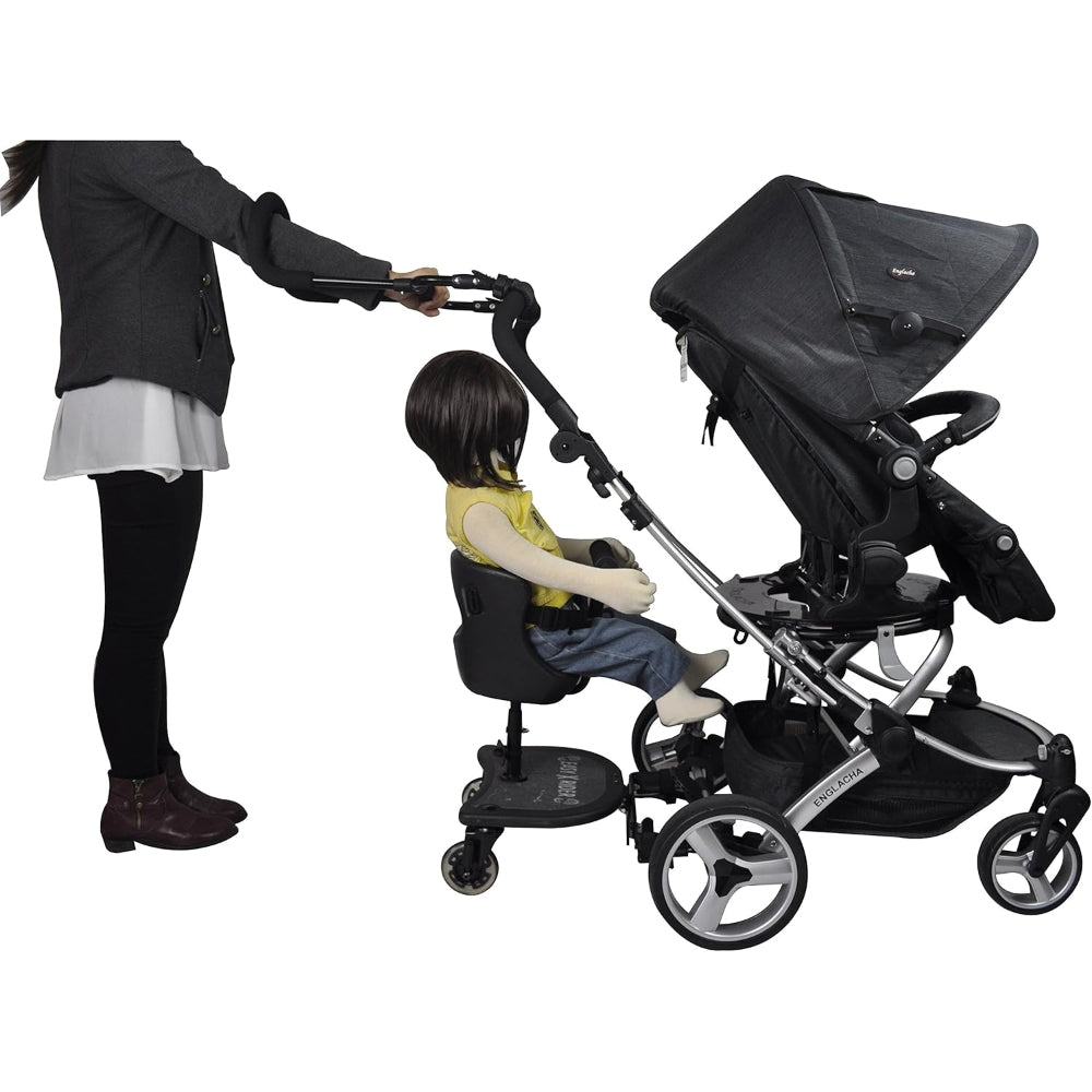 Engchala Cozy Stroll Handle Extension Bar, Black