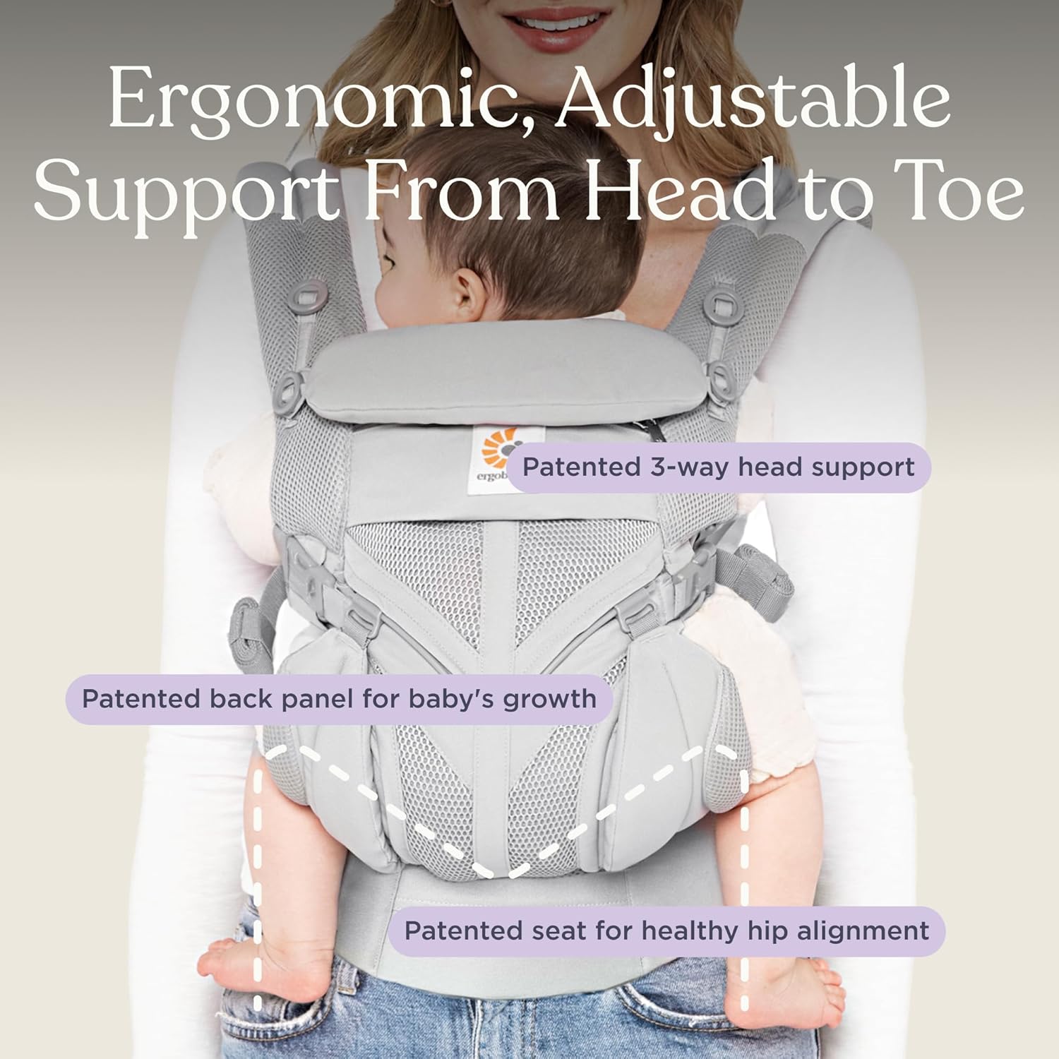 Ergobaby Omni Classic Mesh Baby Carrier (2 Colors)