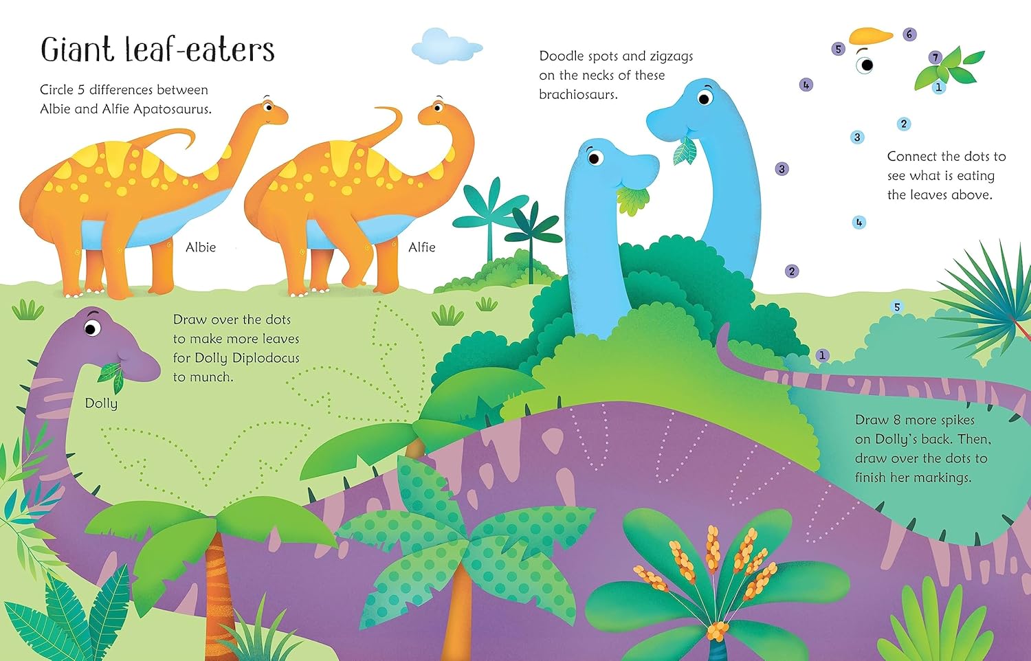 Usborne Little Wipe-Clean Dinosaurs to Copy and Trace Book