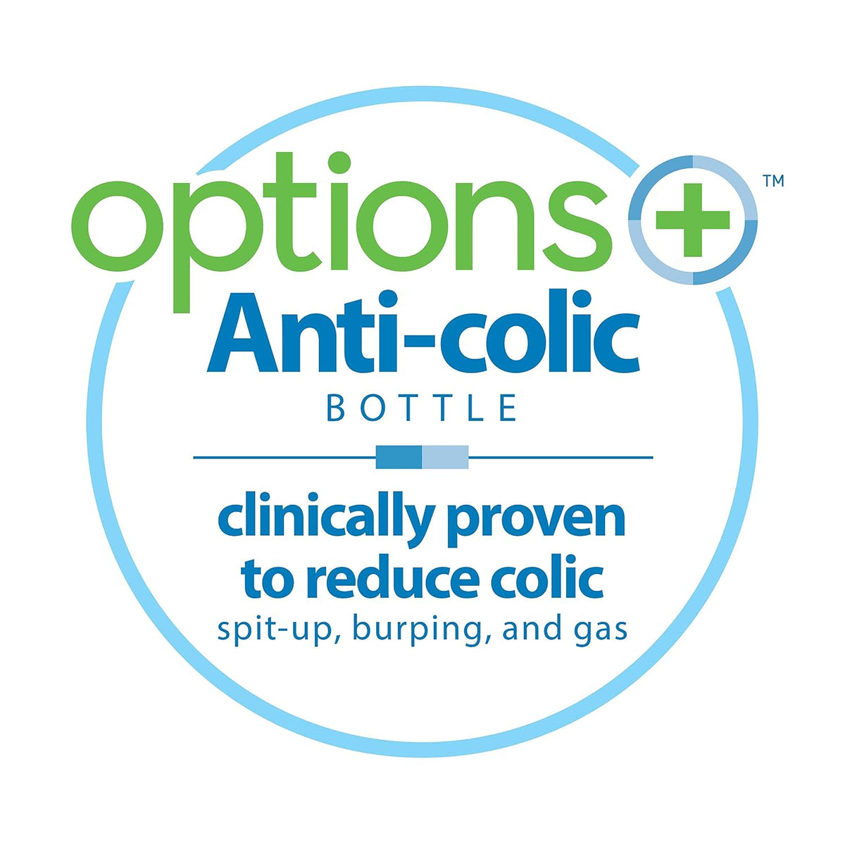Dr. Brown's Options+ Anti-Colic Wide Bottle to Sippy Starter Kit, 9oz/270ml | 6M+