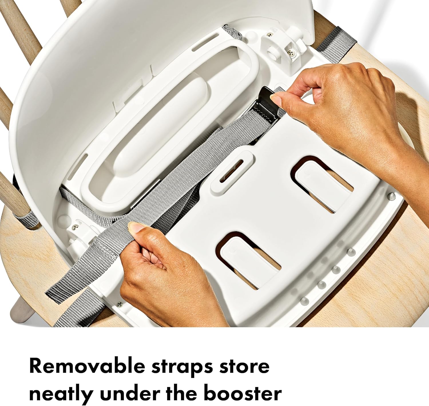 OXO Tot Perch Booster Seat with Straps - Taupe