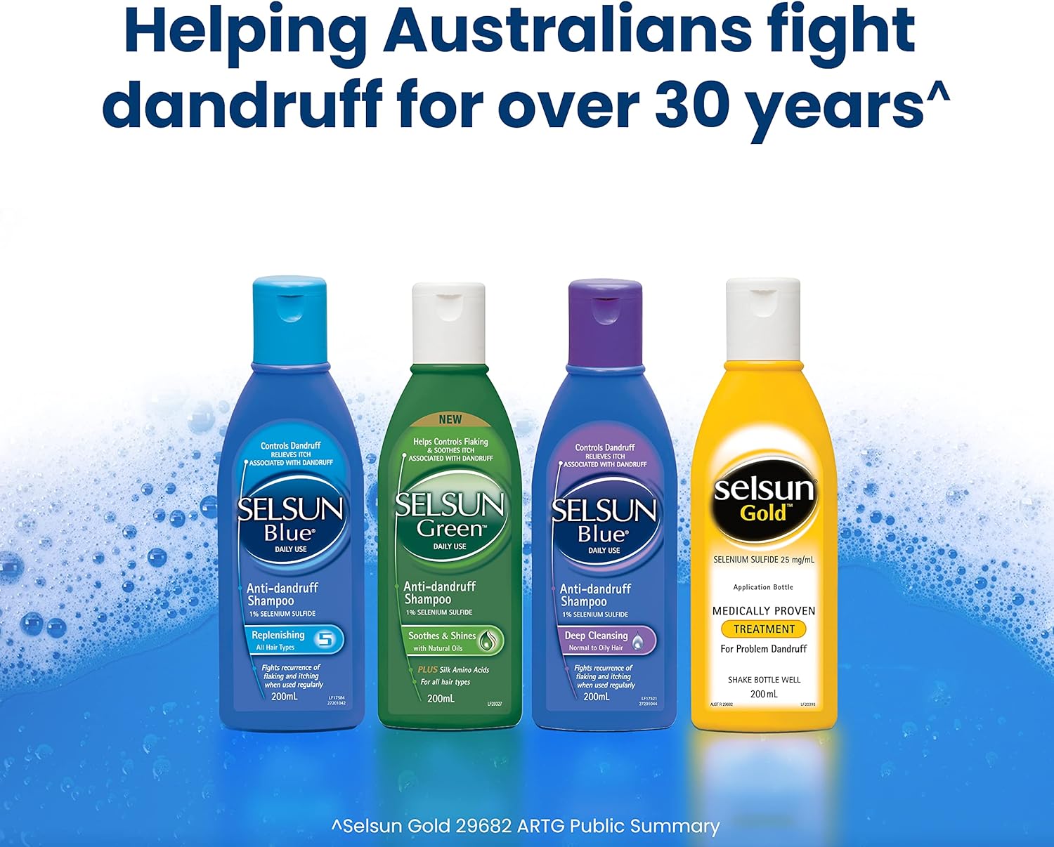 Selsun Blue Replenishing Anti-Dandruff Shampoo, 200ml (Exp 06/28)