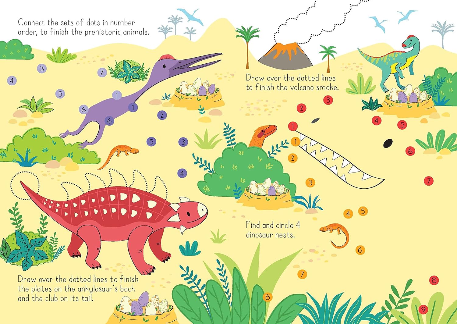 Usborne Little Wipe-Clean Dot-To-Dot Book