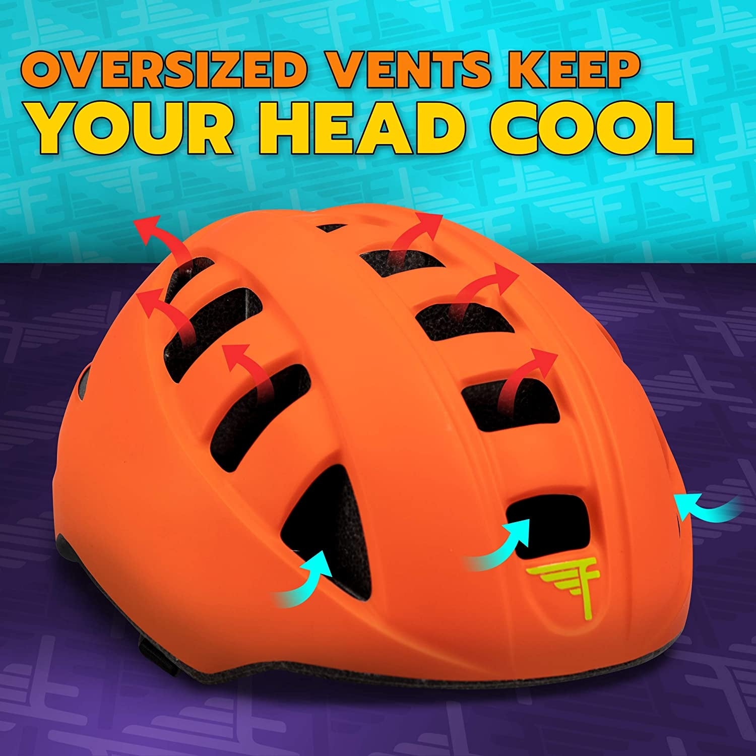Flybar Junior Sports Helmet - Orange