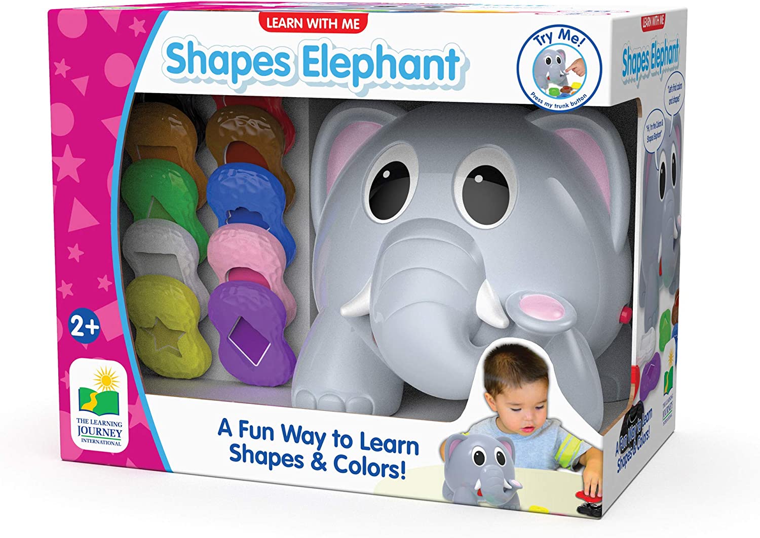 The Learning Journey Learn With Me Shapes Elephant