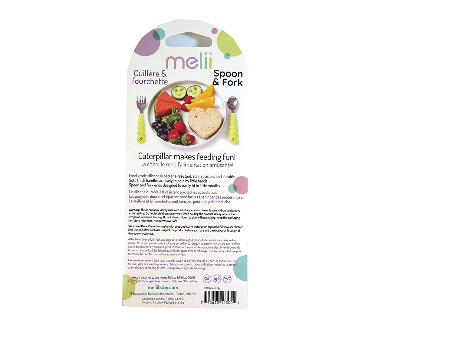 Melii Caterpillar Spoon & Fork Set