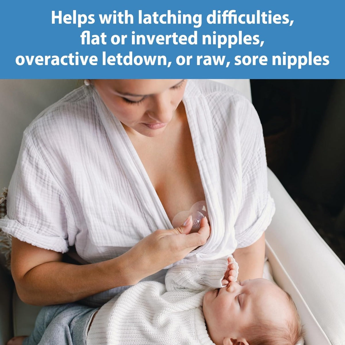 Dr. Brown’s Butterfly Nipple Shields with Sterilizing Case (2 Sizes)