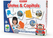 The Learning Journey Match It! States and Capitals
