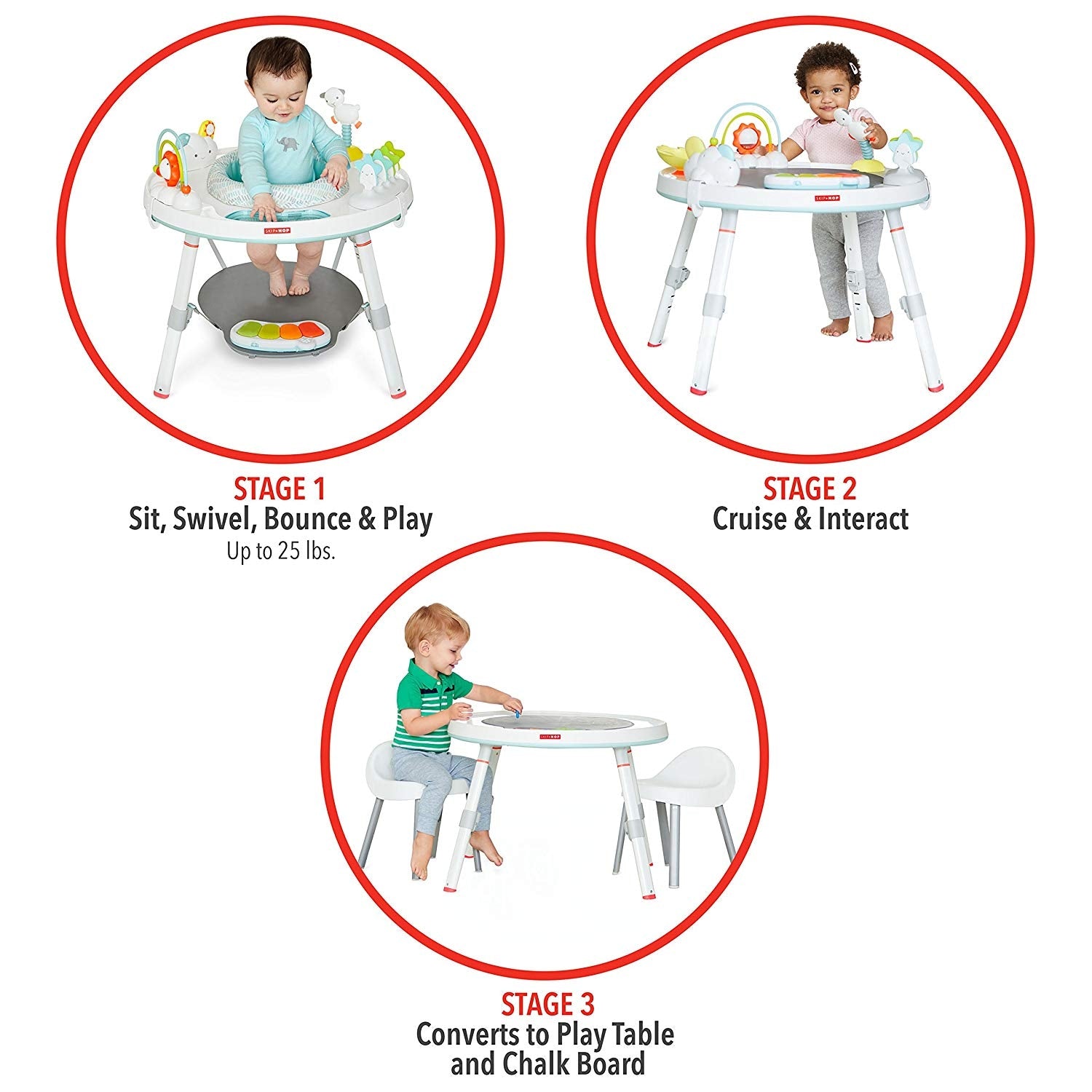 Skip Hop Silver Lining Cloud 3-Stage Activity Center