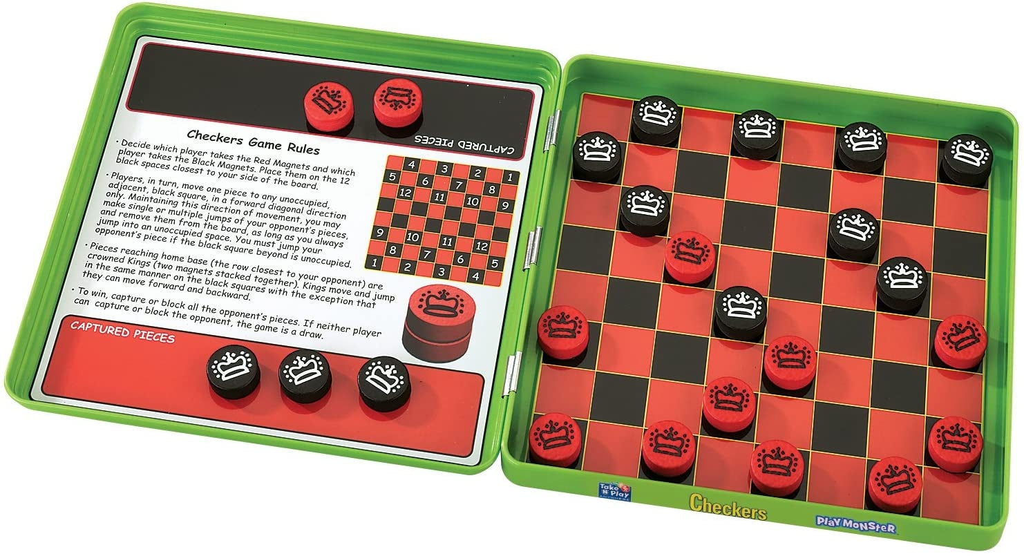PlayMonster Take ‘N’ Play Anywhere Checkers