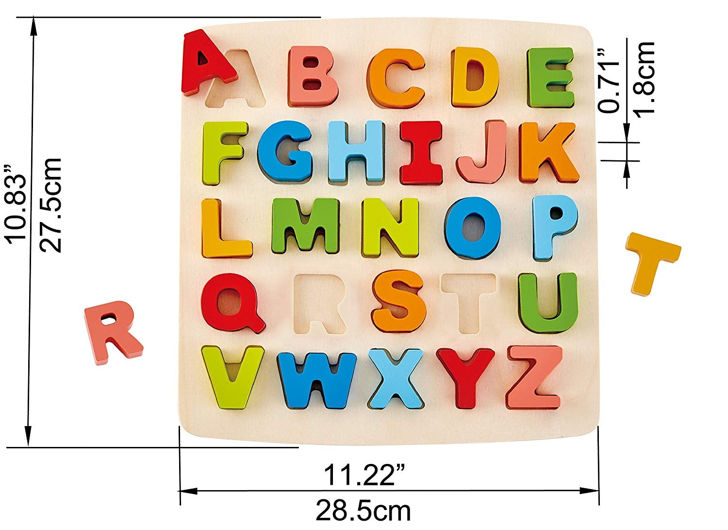 Hape Chunky Alphabet Puzzle (2 Colours)