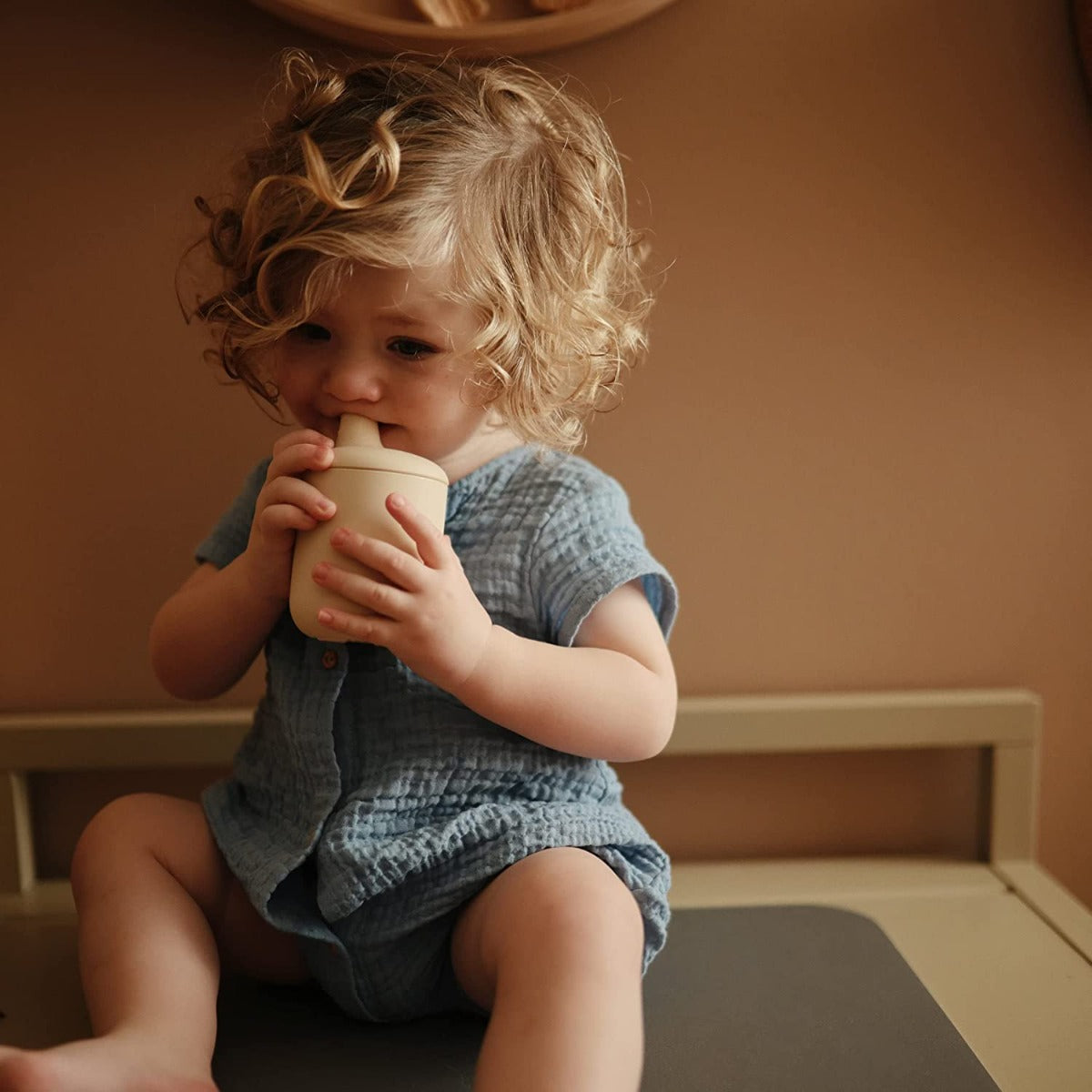 Mushie Baby Silicone Sippy Cup, 175ml (8 Colors) - Pupsik Singapore