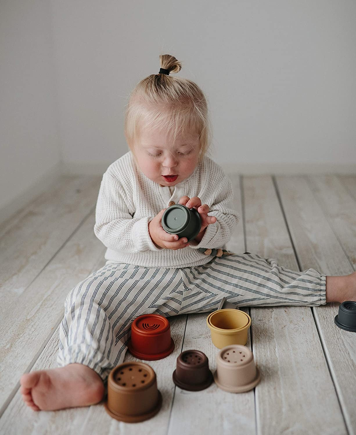 Mushie Stacking Cups Toy (4 Colors)