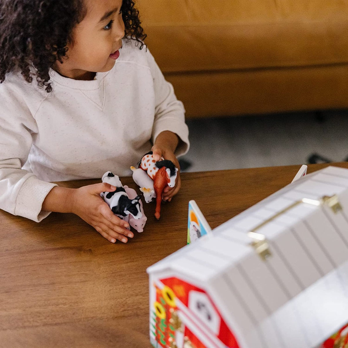 Melissa & Doug Kids Toy Barn Play Set