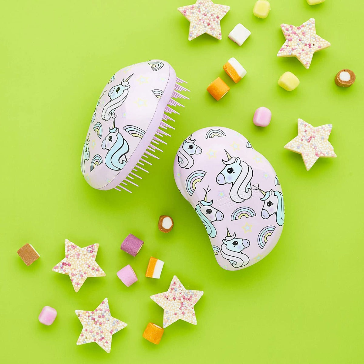 Tangle Teezer Original Detangling Mini Hairbrush, Straight & Curly (3 Designs) - Pupsik Singapore