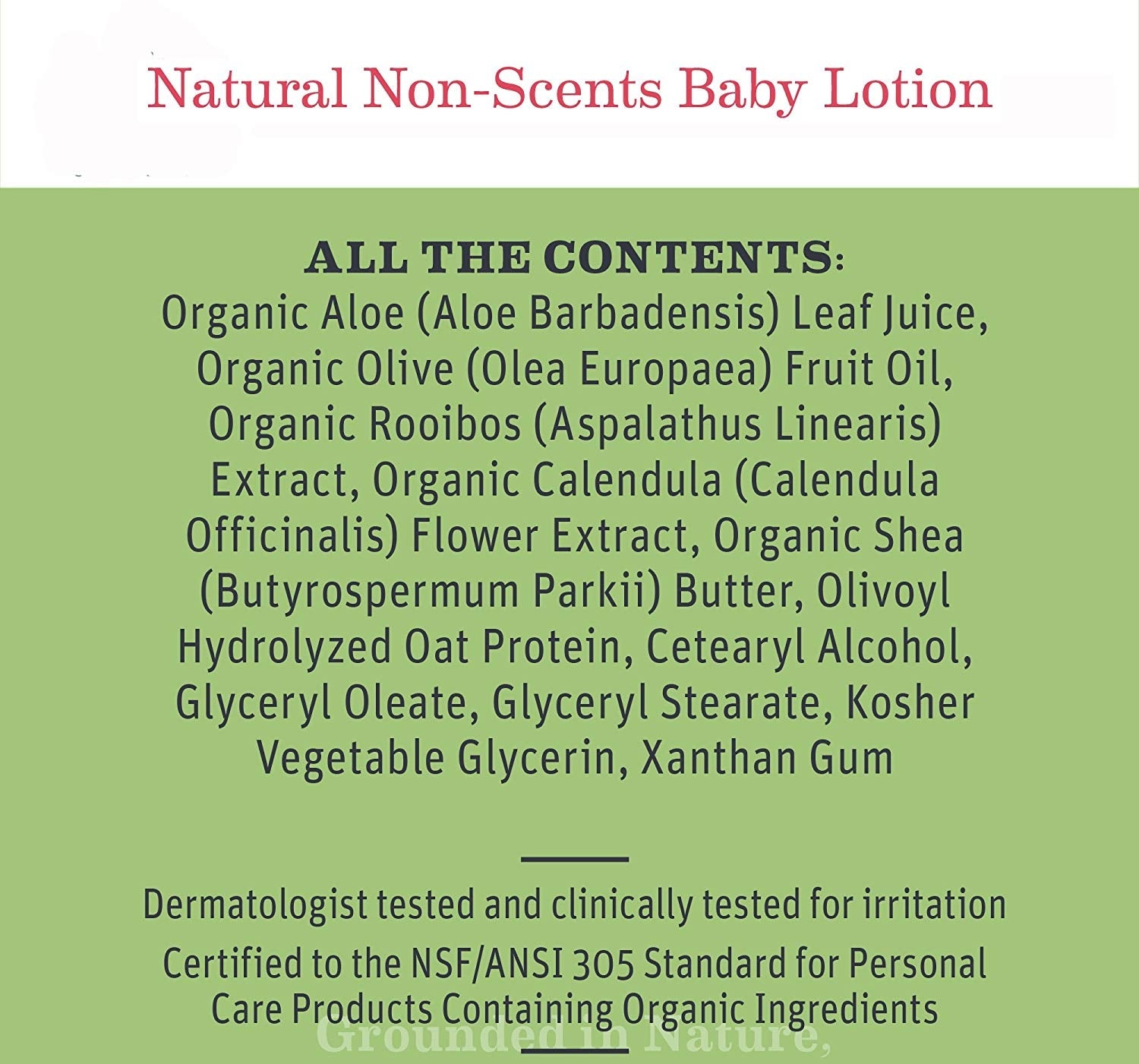 Earth Mama Simply Non-Scents Baby Lotion, 240ml (exp 01/27)