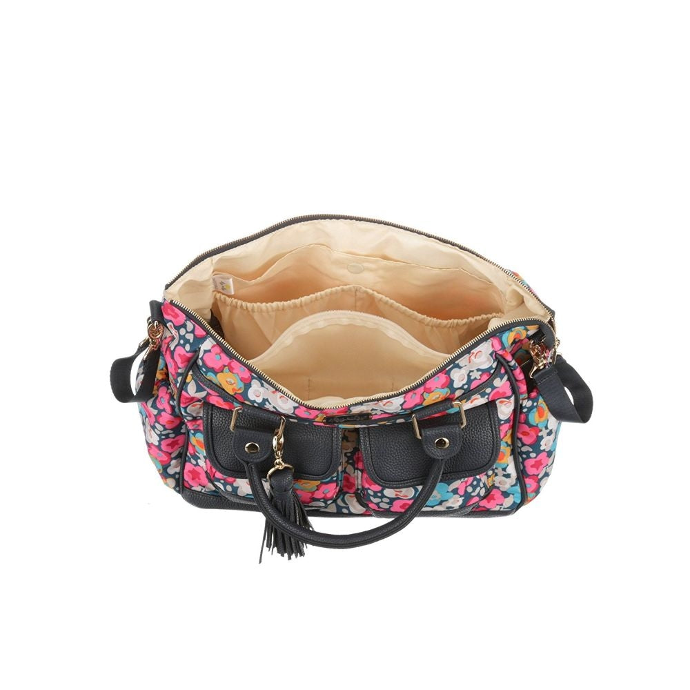 Itzy Ritzy Triple Threat Convertible Diaper Bag - Posy Pop