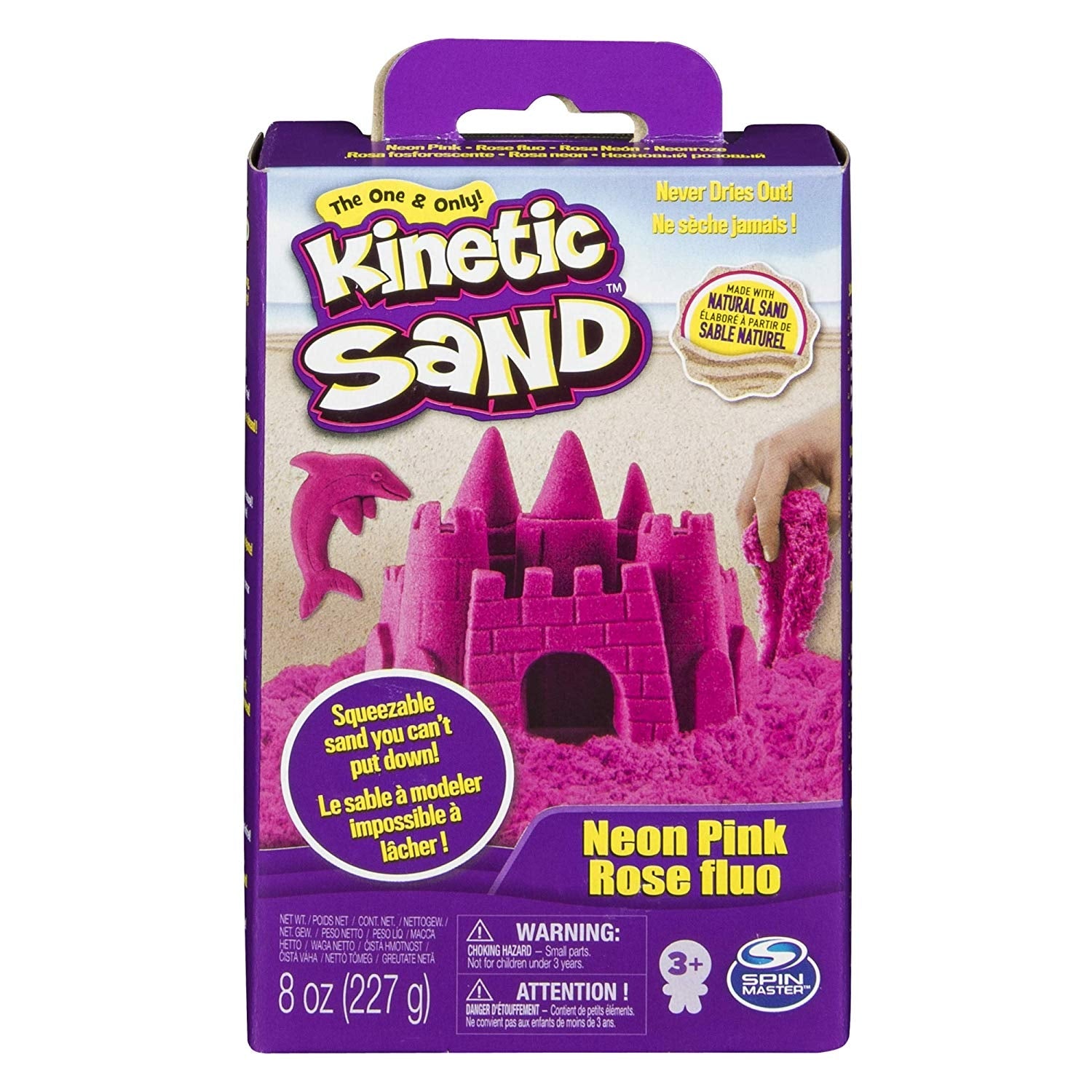 Kinetic Sand Original Moldable Sensory Play Sand (227g) (4 Colours)