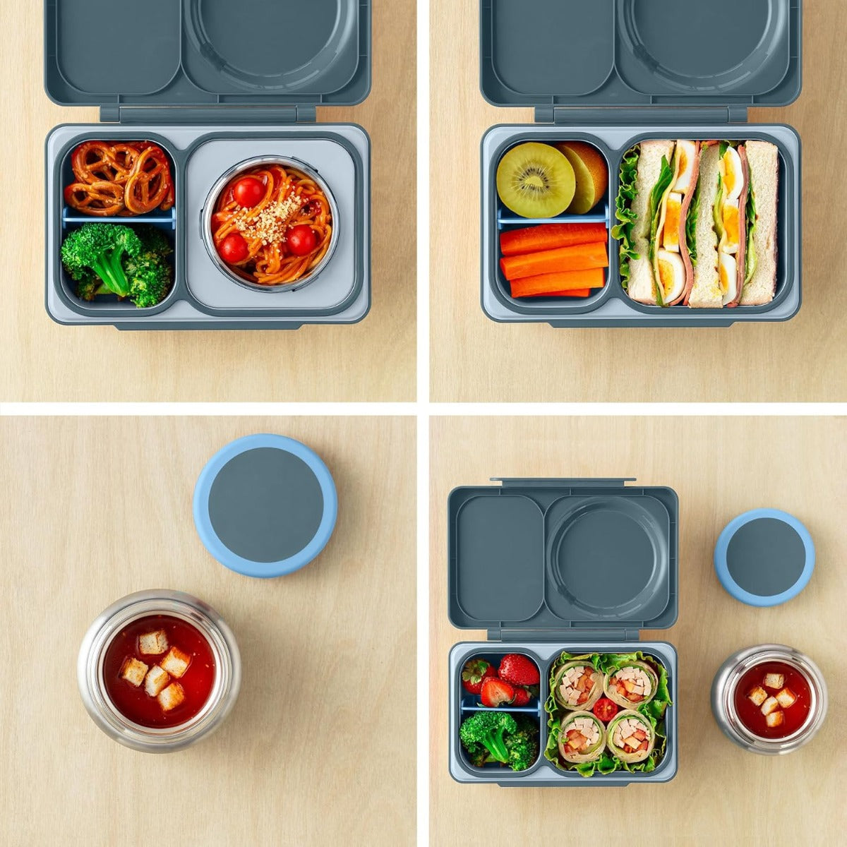 OmieBox UP Hot & Cold Bento Lunch Box (5 Colors) - Pupsik Singapore