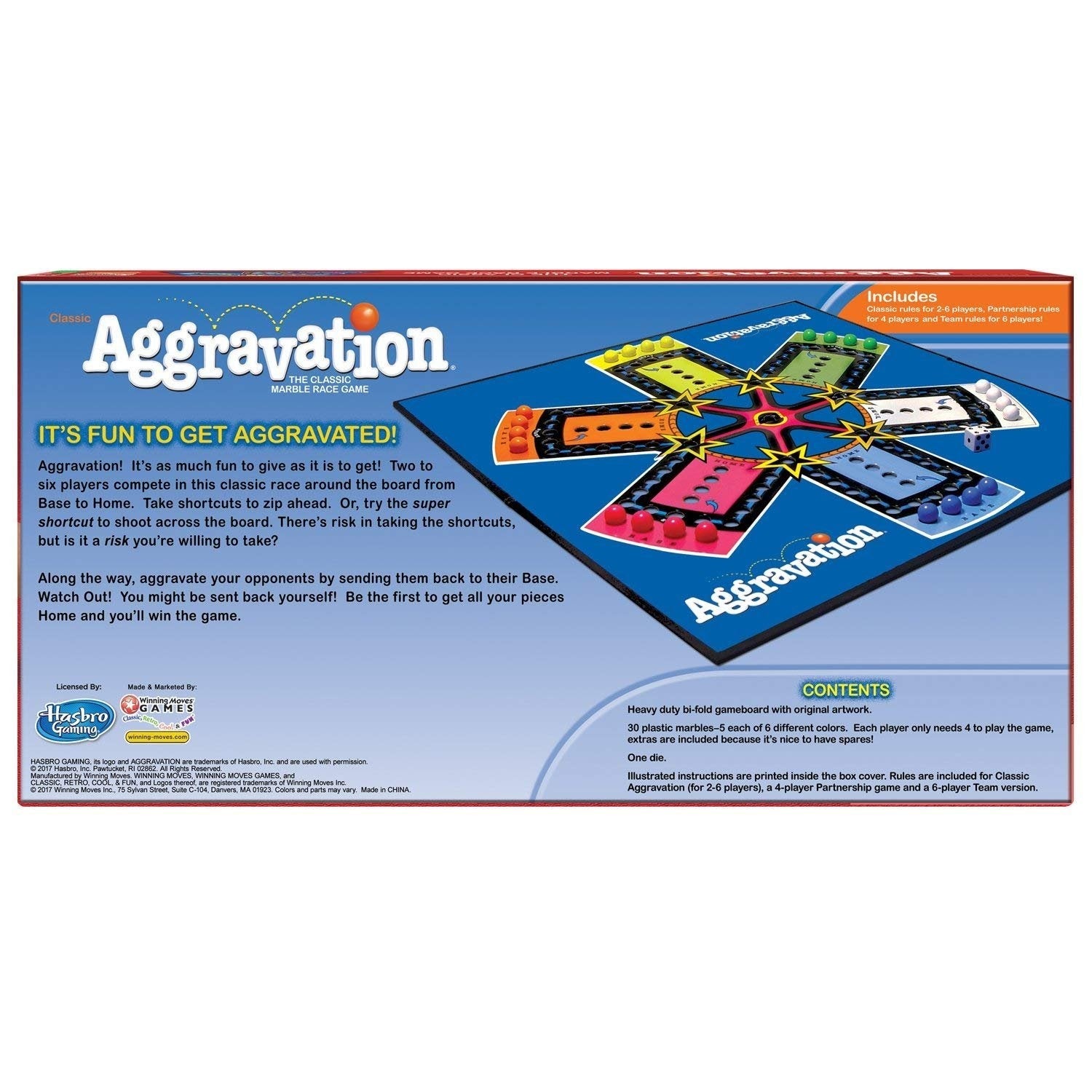 Aggravation The Classic Marble Race Game